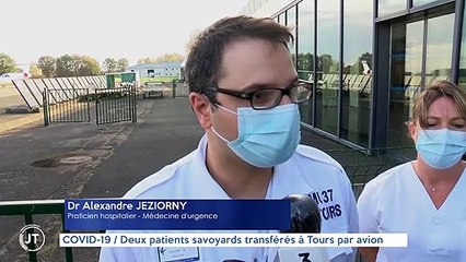 COVID-19 / Deux patients savoyards transférés à Tours par avion