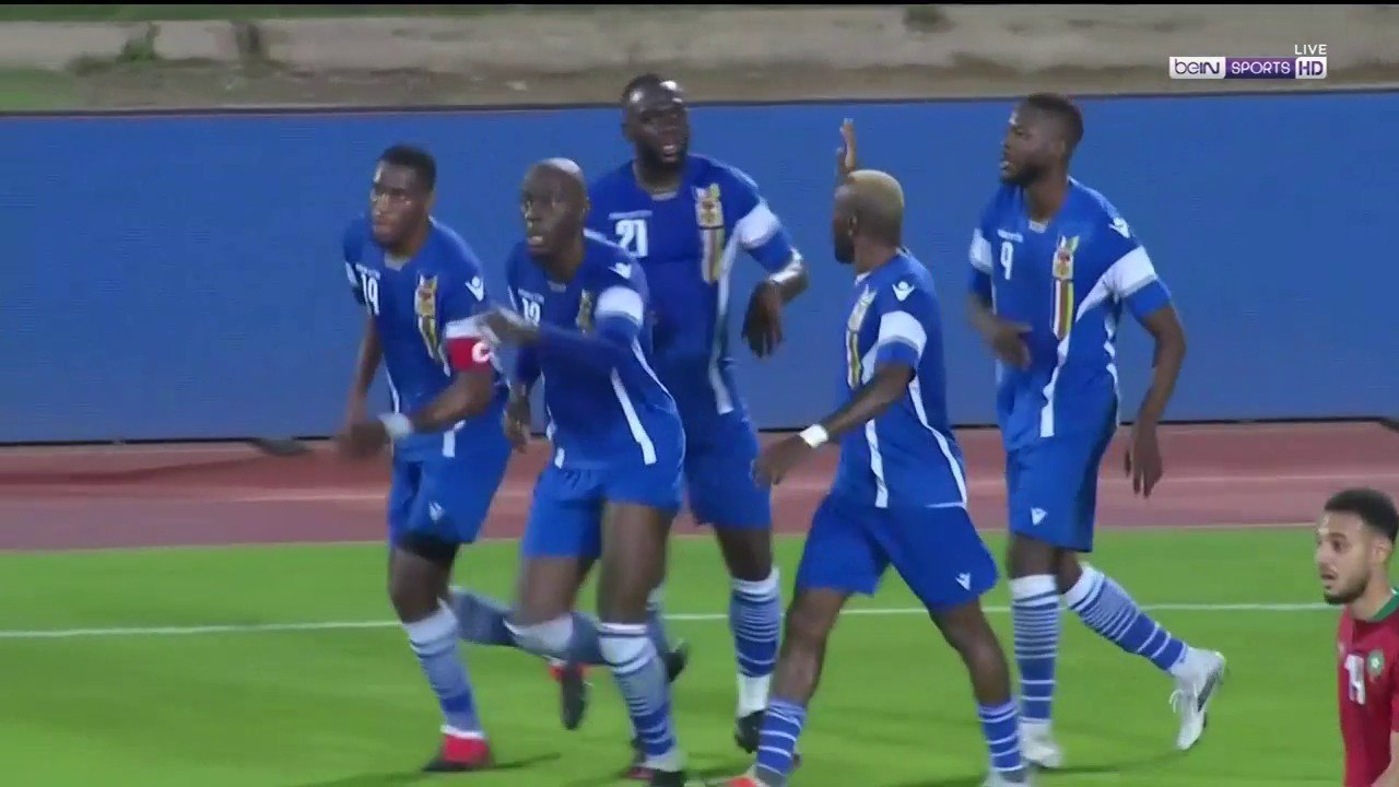 Morocco 1-1 Central African Republic: GOAL Yamissi