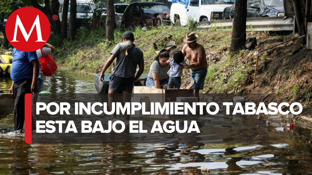 Tras inundaciones, ejido de Tabasco reitera denuncia por omisión de obra de Conagua