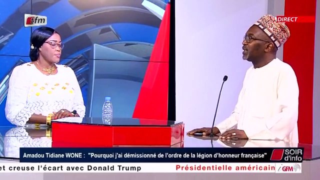 SOIR D'INFO - Francais - Invité : Amadou Tidiane Wone - Pr : Binta Diallo - 13 Novembre 2020