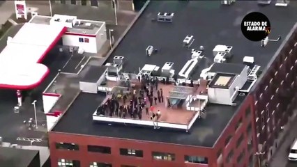 IMÁGENES de la posible toma de REHENES en las oficinas de UBISOFT en CANADÁ