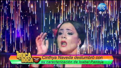Vuelve a ver aquí la presentación de Cinthya Naveda como Isabel Pantoja