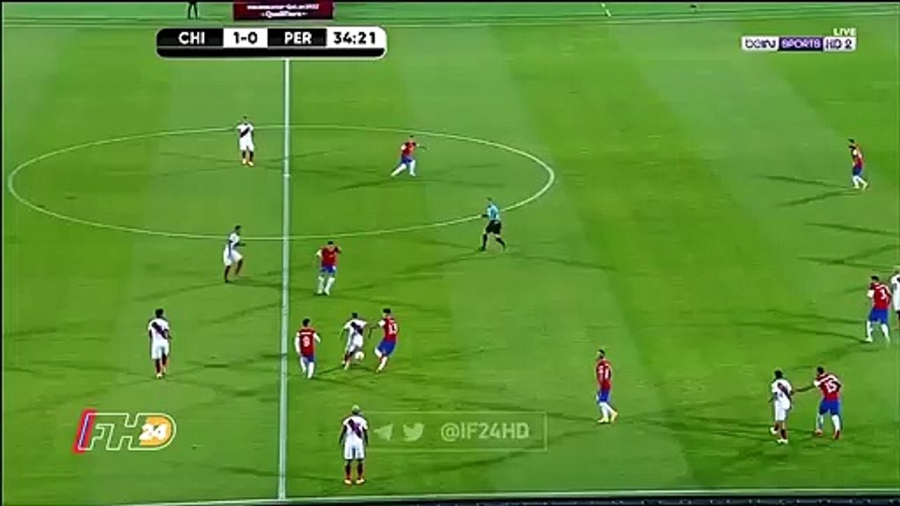 Segundo gol de Vidal