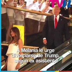 A Melania Trump le urge divorciarse de Donald Trump