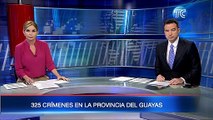 Aumentan los crímenes en la provincia del Guayas
