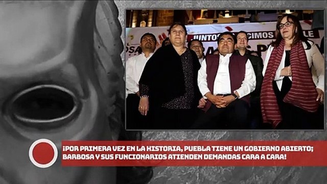 ¡Por primera vez en la historia, Puebla tiene un gobierno abierto; Barbosa y funcionarios atienden demandas cara a cara!