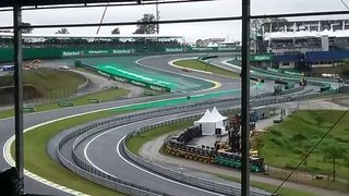 Max Verstappen spins - Practice 1 (Brazil GP)