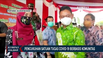 Wali Kota Kukuhkan Satgas Covid-19 Berbasis Komunitas di Pontianak