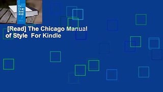 [Read] The Chicago Manual of Style  For Kindle