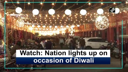 Nation lights up on occasion of Diwali