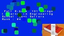 Full E-book  101 Things I Learned in Engineering School  Best Sellers Rank : #4