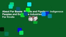 About For Books  Pitfalls and Pipelines: Indigenous Peoples and Extractive Industries  For Kindle