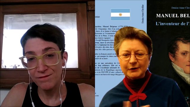 Présentation de "Manuel Belgrano - L'inventeur de l'Argentine" par Denise Anne Clavilier (Ed. du Jasmin)