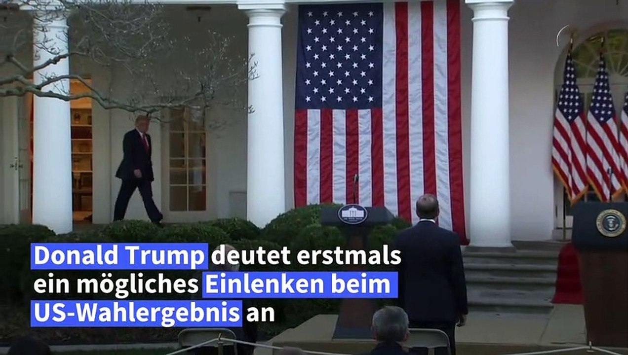 Trump zum Wahlausgang: 'Die Zukunft wird es zeigen'