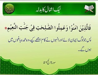 Naik Amaal Ka Badla | Surat-ul-Hajj 56 | Ayat | HD