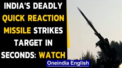 India's deadly quick reaction missile strikes target in seconds: watch the video|Oneindia News