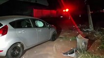 Moradores do Periolo e Morumbi ficam sem luz após motorista derrubar poste