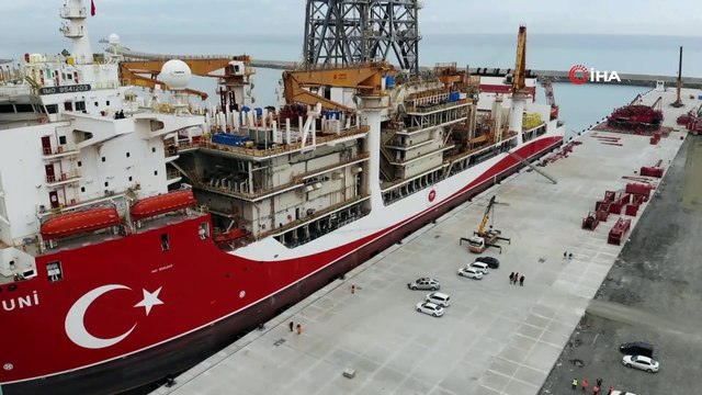 Kanuni Sondaj Gemisi Filyos Limanı'na demirledi