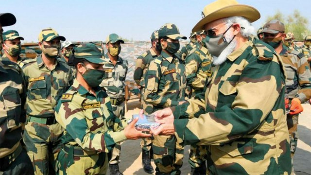 Nonstop 100: PM Modi celebrates Diwali with soldiers