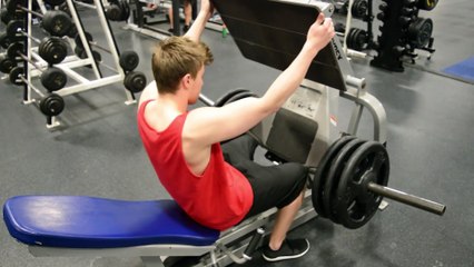plate loaded leg press