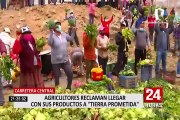 Muñoz confirma que aún no hay acuerdo con agricultores que insisten trabajar en la calle