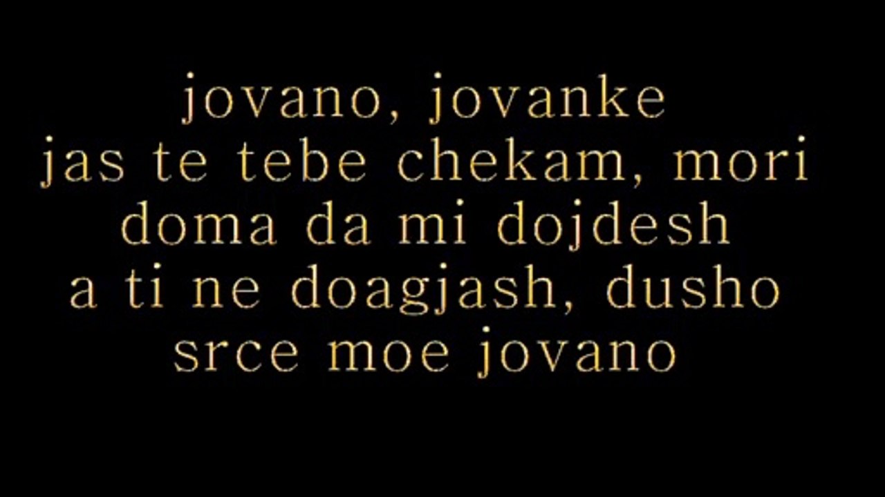 JOVANO JOVANKE 2019 - KARAOKE MACEDÒNIA