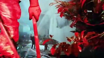 Kocaeli'de silah fabrikasında yangın