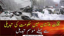 Weather changed in Gilgit-Baltistan before the Elections