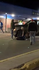 Woman Stuck Under Truck Tire After Car Park Collision