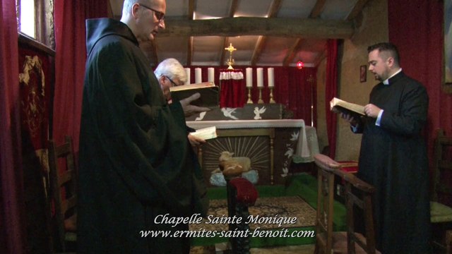 Relief de France les Monastères l’ office de sexte 12h à l'ermitage Saint-Bède film by JC Guerguy Ciné Art Loisir