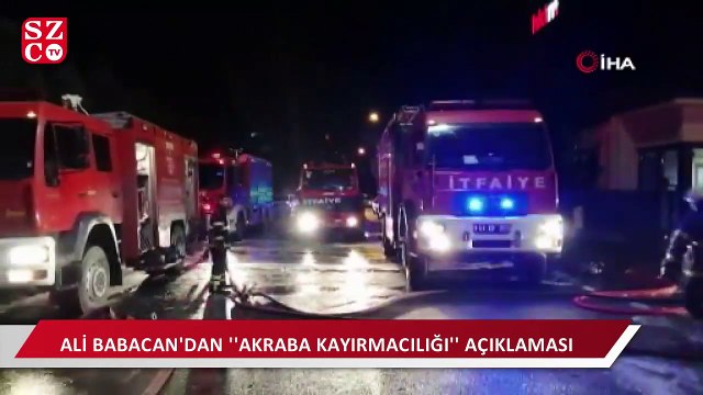 Kocaeli'de silah fabrikasında yangın