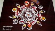 Rangoli for Diwali Festival 2020 _ दिवाली रंगोली _ Deepavali muggulu and kolam Designs