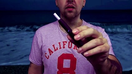  SMOKE IQOS 3 DUO NIGHT AT THE SEA [ Smoking ASMR ]