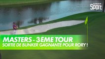 La sortie de bunker gagnante de Rory McIlroy ! - Masters, 3ème Tour