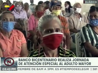 En Guárico Banco Bicentenario realizó jornada de atención integral al adulto mayor