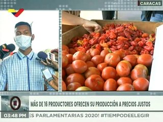 Cayapa Campesina Comunal activa desde el Parque Alí Primera ofrece calidad a precios justos