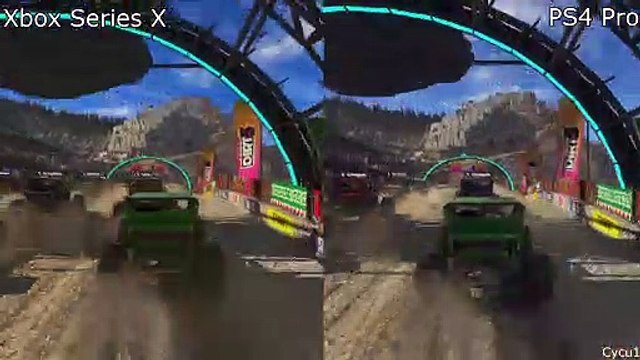 Dirt 5 Xbox Series X vs PS4 Pro Early 4K Graphics Comparison