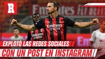 Zlatan Ibrahimovic volvió a dar de que hablar en redes sociales