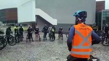 Ciclistas protestam por segurança no trânsito neste sábado (14/11)