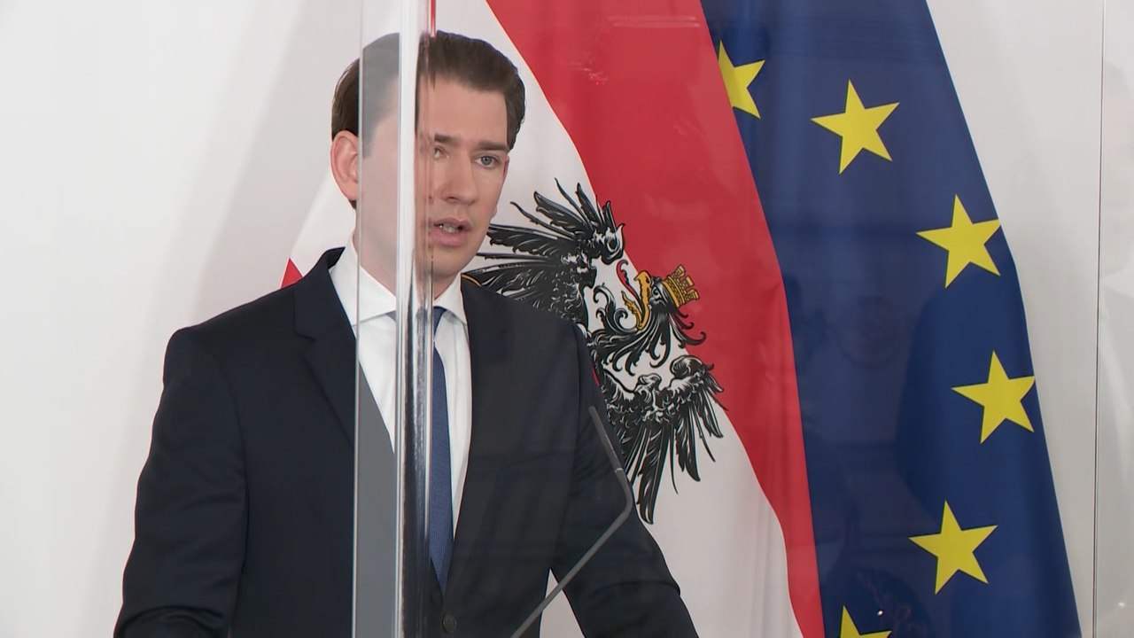 Regierung verkündet harten Lockdown für Österreich