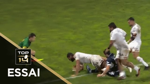 TOP 14 - Essai de Swan REBBADJ (RCT) - Agen - Toulon - J9 - Saison 2020/2021