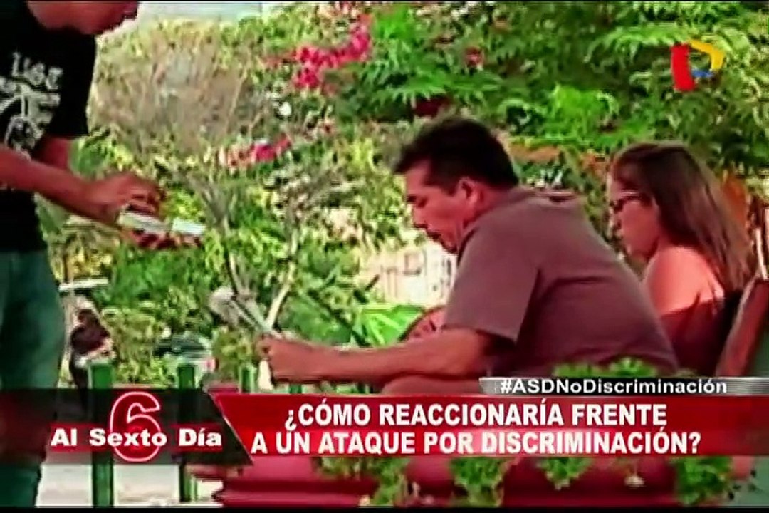 ¿Cómo reaccionaría frente a un ataque de discriminación?
