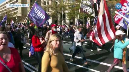 Washington'da Trump'a Destek Gösterisi