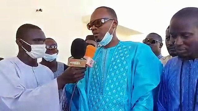Habib Niang reçu par le Khalif général des mourides Serigne Mountakha AL Bachir Mbacké