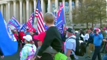 Trump supporters protest what they claim are 'questionable' election results in Washington, D.C..f137