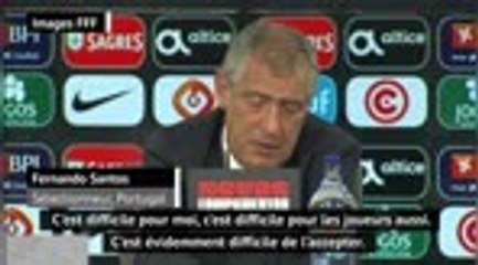 Portugal - Santos : "Garder la tête haute"