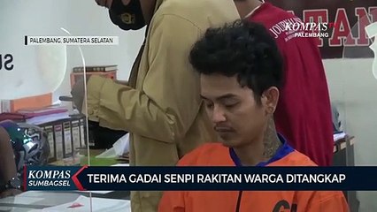 Terima Gadai Senpi Rakitan Warga Ditangkap