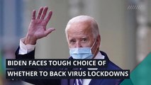 Biden faces tough choice of whether to back virus lockdowns, and other top stories in politics from November 15, 2020.