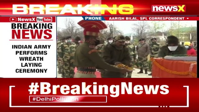 Ceremony For Jawans Martyred In CFV by Pak | Wreath Laying Ceremony, Srinagar | NewsX