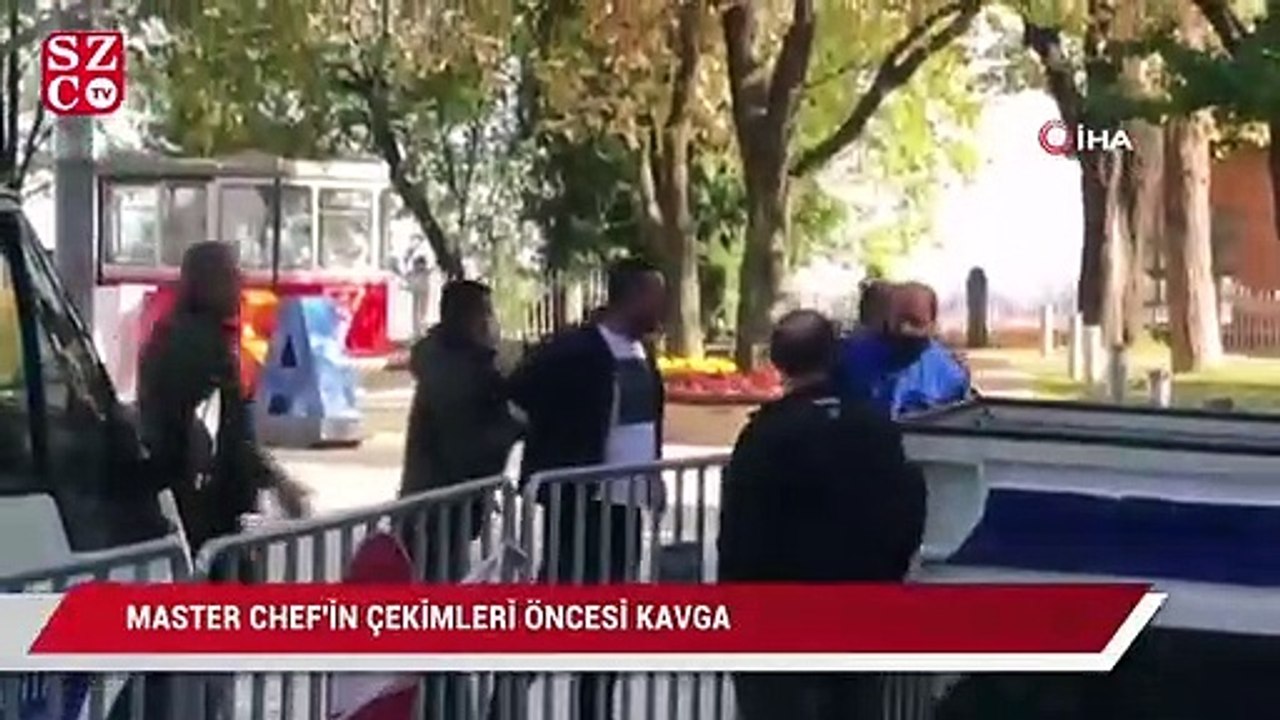 Bursa’da MasterChef'in çekimleri öncesi yumruk yumruğa kavga